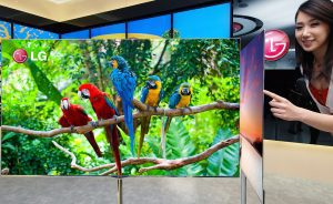 OLED TV from the brand LG. 