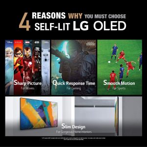 The reasons why you should choose LG OLED. 