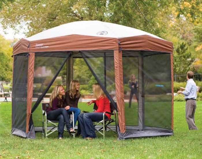 Screen tents screen room with screen all around