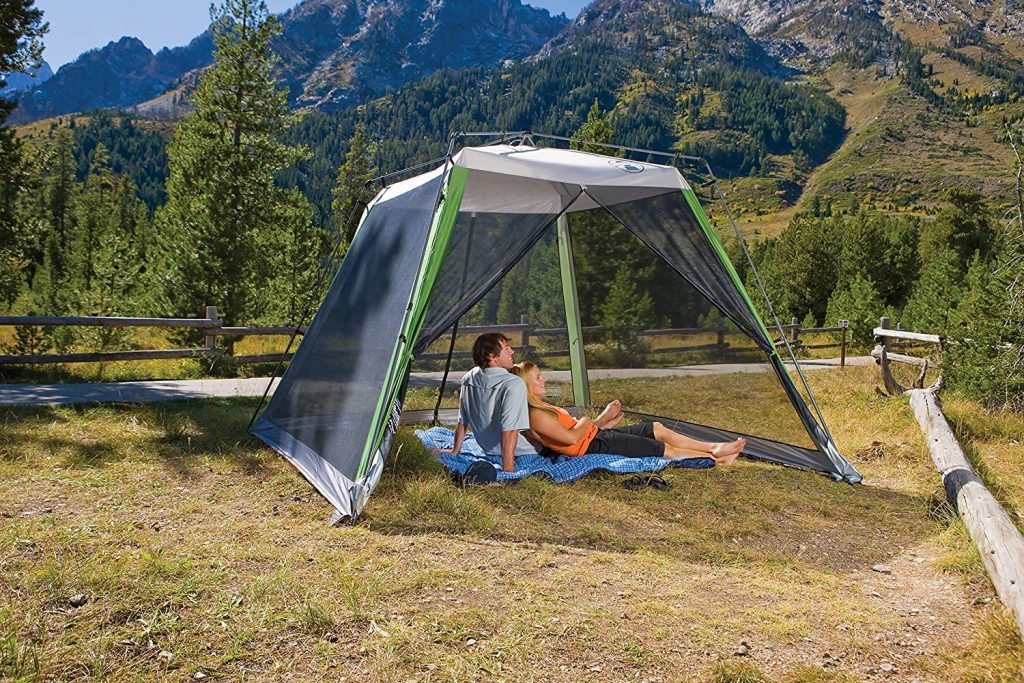 Best screen tents for camping, featuring mesh walls and a sturdy frame, providing insect protection and ventilation while allowing campers to enjoy the outdoor scenery comfortably