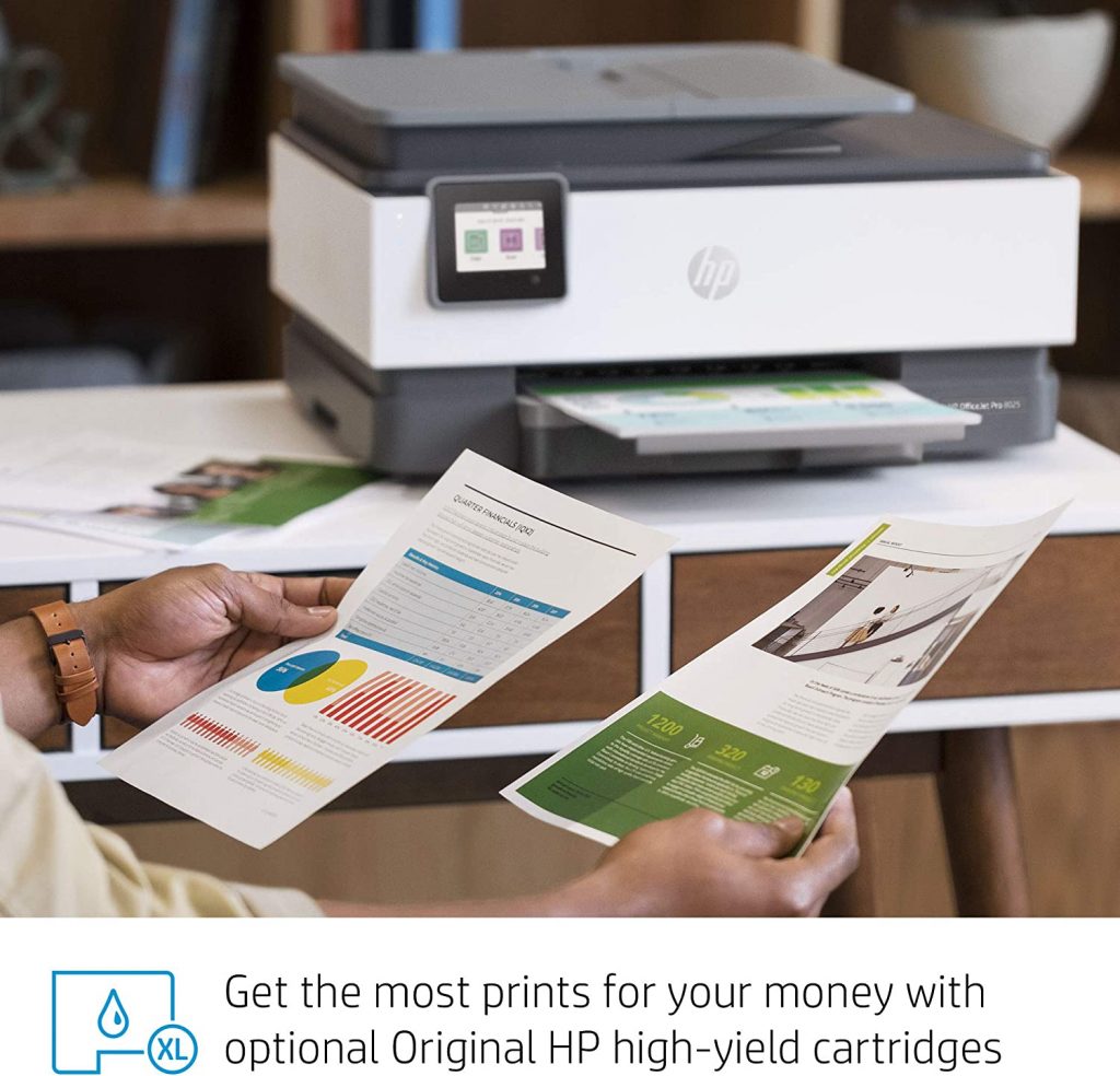 You can enroll in the HP Instant Ink plan to have your ink cartridges delivered directly to your home on a schedule.