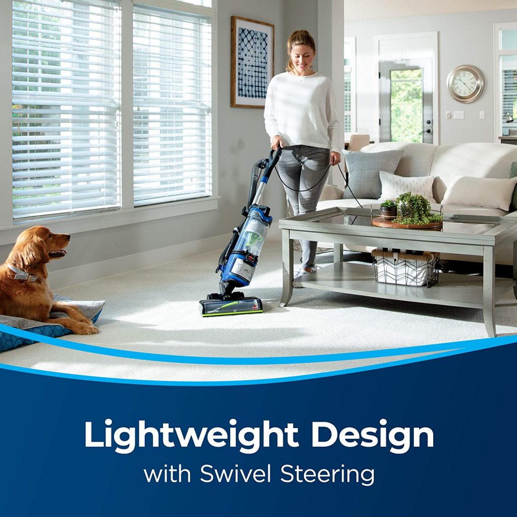 Lightweight vacuum that clean types of flooring.