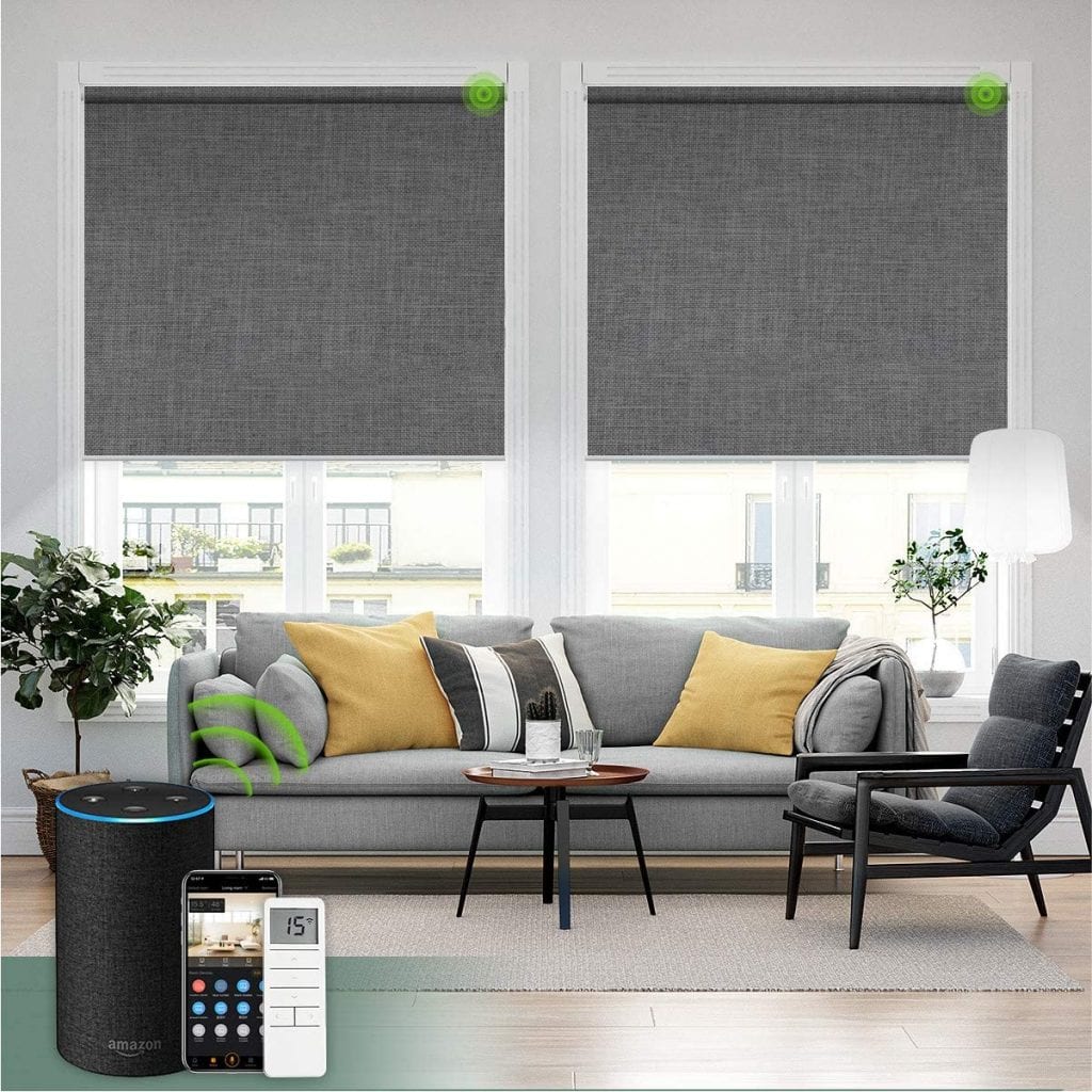 Yoolax Screen for Window with Remote Control Smart Shade