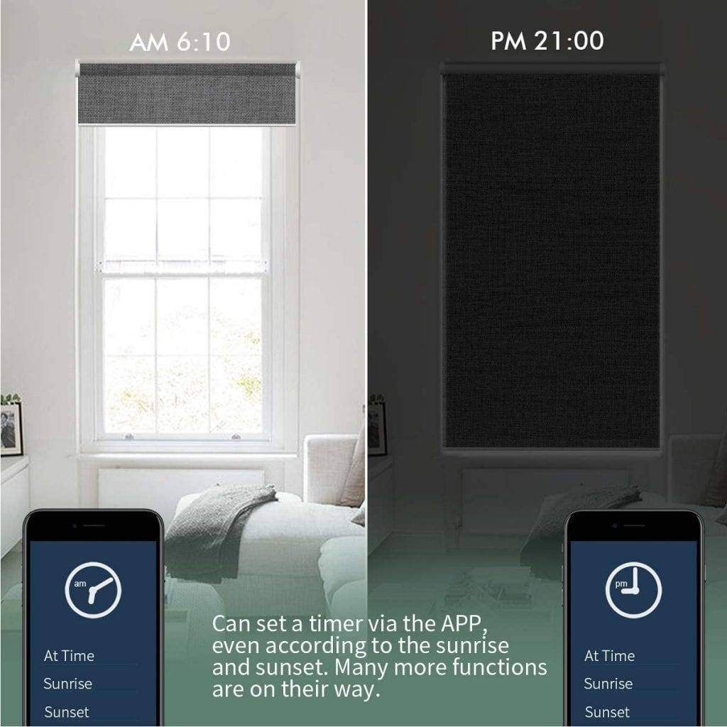 You can set a timer in your shade via the APP