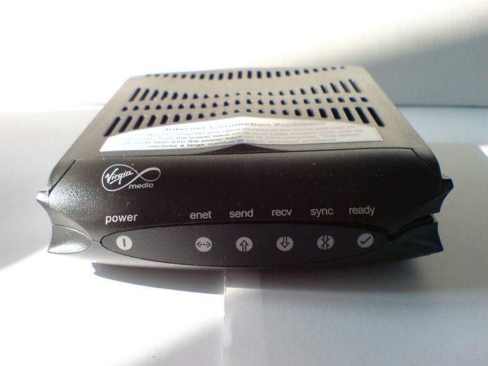 A router from Virgin Media.