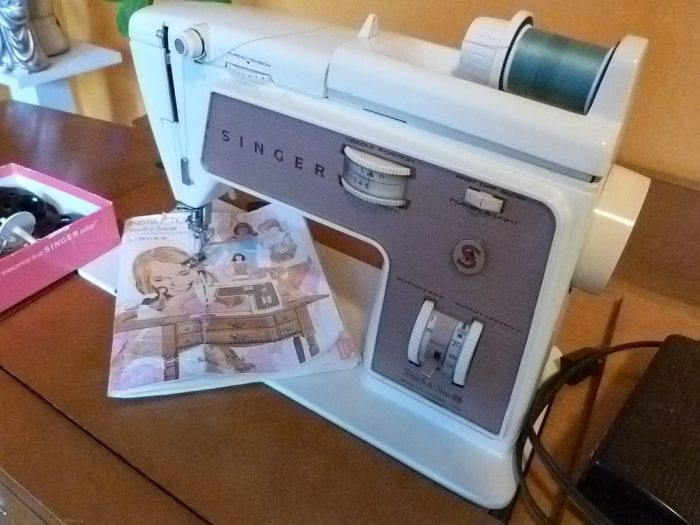 Machine sewing