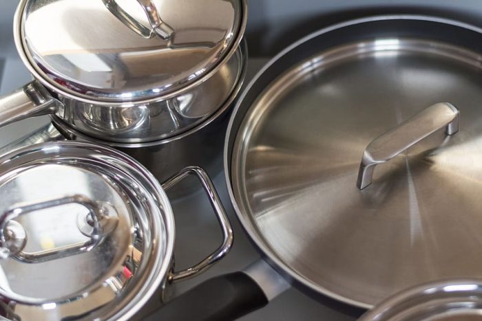 Splurge on the top stainless steel cookware for your kitchen. Investing in a good set of stainless steel cookware can elevate your cooking experience. Stainless steel is considered the most suitable cookware material.