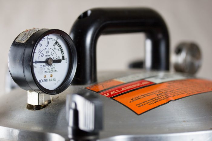 Image of a pressure cooker lid.