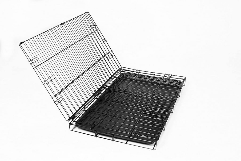 folded dog crate