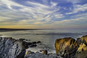 Beautiful beach in Maine