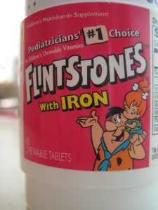 This Flinstones with iron for kids is a favorite among kids. The Flintstones brand was created by FlintstonesTM, a popular toy brand.