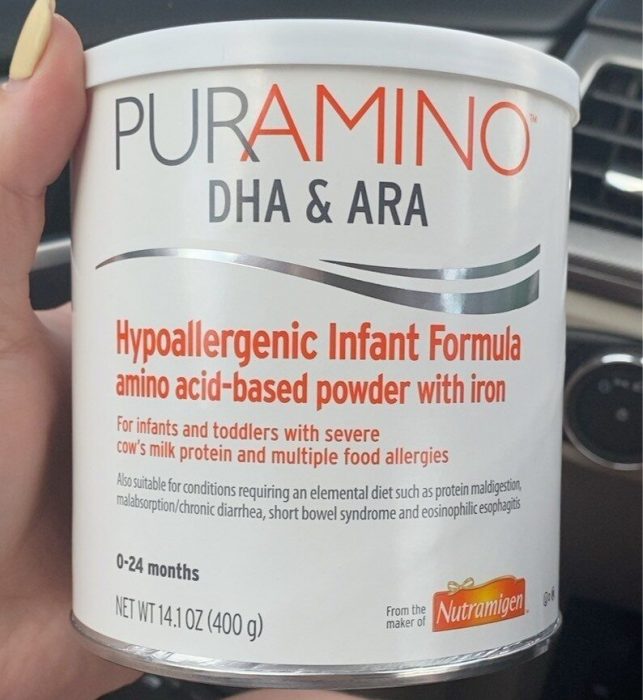 Hypoallergenic baby milk