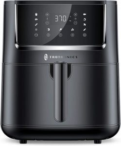 An air fryer can heat up steak in a short amount of time and cook food uniformly and swiftly.