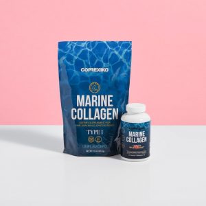 CORREXIKO Premium Marine Collagen Powder - Made From Wild Caught Fish from Canada, Protein Peptides for Skin, Hair, Nails, Joints & Bones 