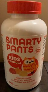 SmartyPants Kids Omega-3 vitamins is a supplement for kids. This supplement for kids helps in proper development of kids.