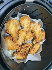 Delicious air fryer fried chicken. Tips for making air fryer fried chicken.