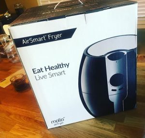 An air fryer to be used at ribs in air fryer recipe. Eat healthy and live smart.