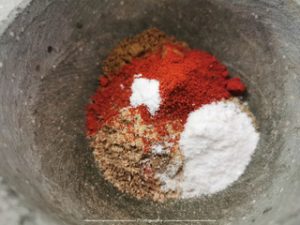 Mixed seasonings for yummy air fryer turkey meatballs