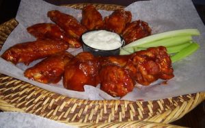 honey BBQ air fryer chicken wings