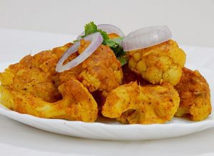 Air-fried cauliflower recipe dishes