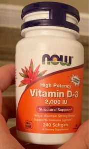 Now Vitamin D supplements.