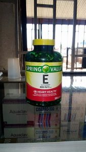 A photo of Spring Value Vitamin E. Vitamin E is essential for the health of pregnant women.