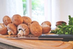 Air fryer stuffed mushrooms - Air fryer stuffed mushrooms.