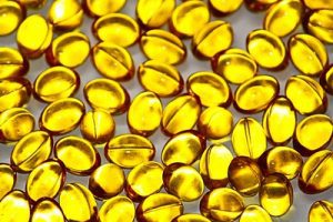 Fish oil with omega 3 fatty acids