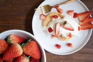 strawberry short cake is really yummy. baked in an air fryer!
