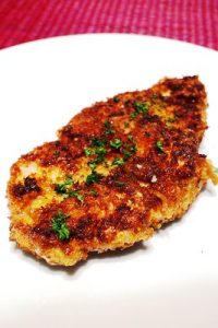 Parmesan Chicken cooked in an electric pan. Try our featured Air-cooked Parmesan Chicken in an electric pan. Yummy chicken parmesan.