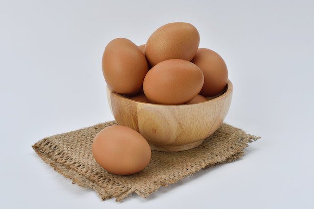 Eggs are one of the cooking ingredients for air fryer green bean casserole.