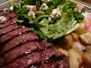 Craving for juicy steak? Delight yourself with a medium-rare delicious steak