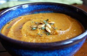 butternut squash air fried - Final product: Butternut squash soup.