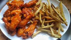 Oven-baked chicken wings is an alternative to air fryer salt and vinegar wings alternative. Another way to cook chicken wings.