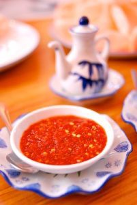 A tasty chili con carne dish made in a convection oven.