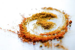 Convection oven dish with spicy ingredient