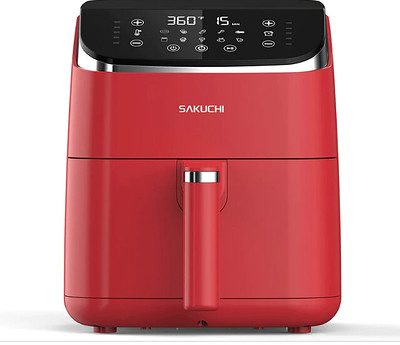 Lovely red convection cooker: Unlock convenience with a air fryer. Quickly and efficiently prepare a wide range of dishes, from air frying to defrosting leftovers. Great red convection cooker.