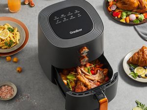 A wonderful machine that cooks your favorite dish in a healthy way. 
