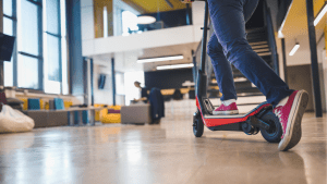 Scooting indoors can be a lot of fun. You dont need to go out of the house to enjoy it.