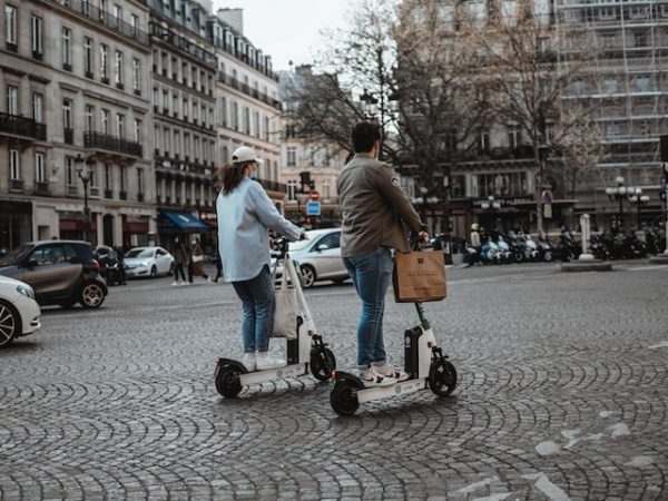 People strolling