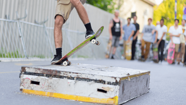 Freestyle skateboarding