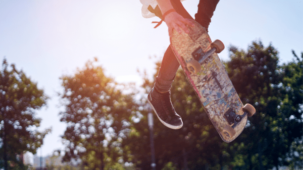 Skateboarding