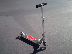 Type of scooter. 
