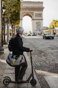 What do you have to consider when riding a scooter?