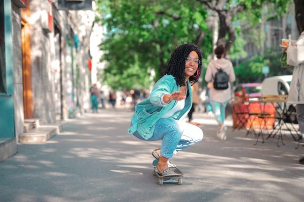 skateboarding for fun