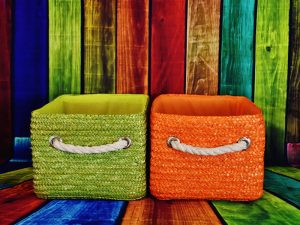 Baskets for your scooter with different colors