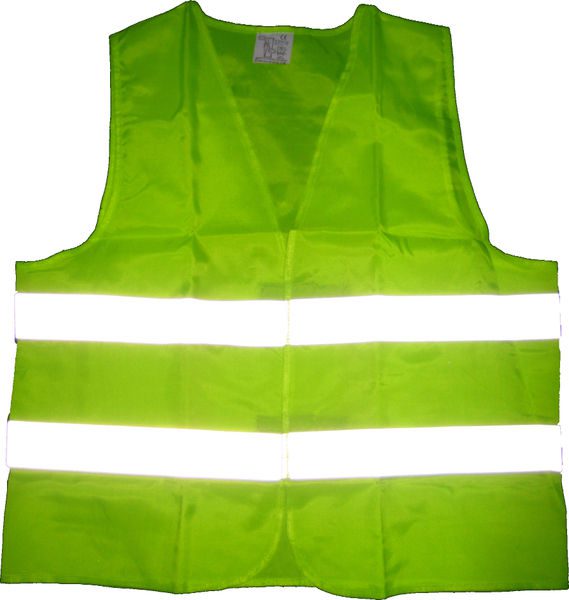 A green vest used for construction
