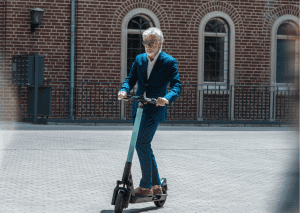 Simple scooter tricks can be learned by both adults and younger generations