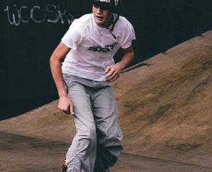 A helmet is one of the skateboarding accessories