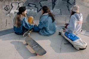 Skateboarding Benefits: Skateboards can benefit you socially, creating a community and fostering lasting friendships among skaters.